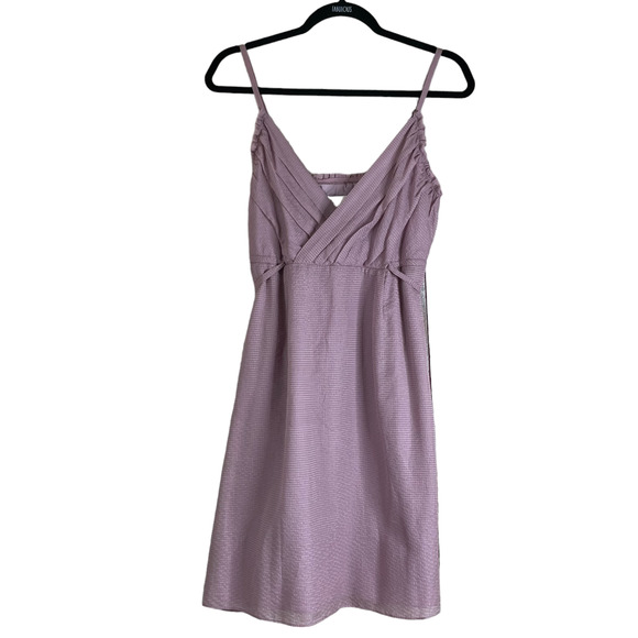 J. Crew Womens Slip Dress Size 6 Solid Purple Silk Spaghetti Straps Summer NWT - Picture 1 of 8
